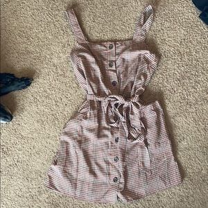 MOLLY GREEN PLAID DRESS